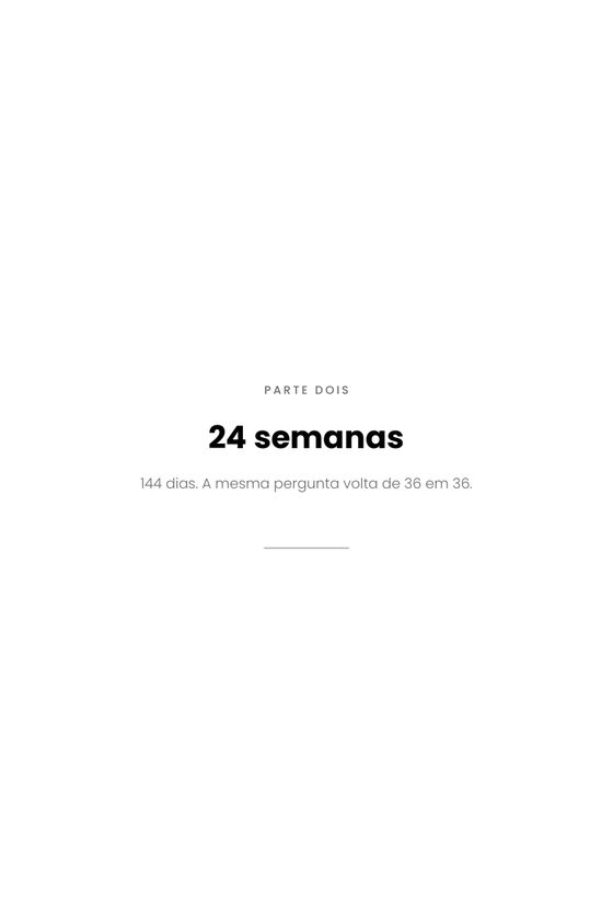Página diária com a pergunta no topo